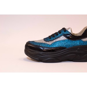 Zapatilla mujer azul Art 315